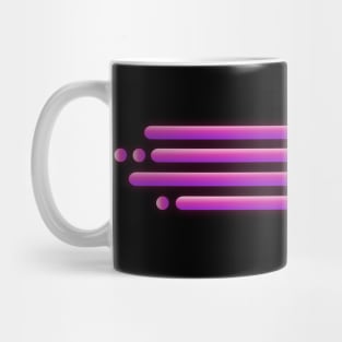 Neon Pink PEACE Mug